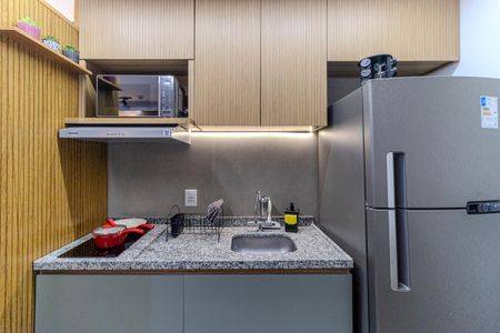 Studio à venda com 24m², 1 quarto e sem vaga Studio à venda com 24m², 1 quarto e sem vagaCozinha