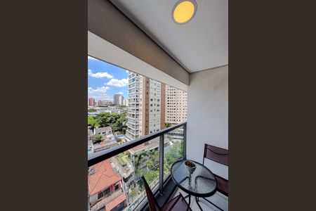 Studio para alugar com 25m², 1 quarto e sem vaga Studio para alugar com 25m², 1 quarto e sem vagaVaranda