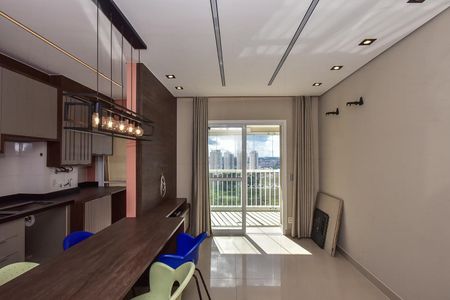 Sala de apartamento à venda com 1 quarto, 45m² em Fazenda Morumbi, São Paulo