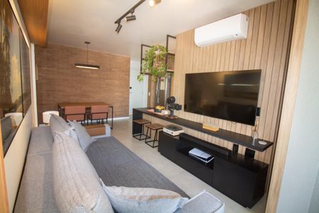 Sala de apartamento para alugar com 2 quartos, 69m² em Jardim das Acacias, São Paulo
