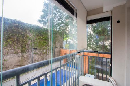 Apartamento para alugar com 124m², 2 quartos e 2 vagasVaranda do quarto 1