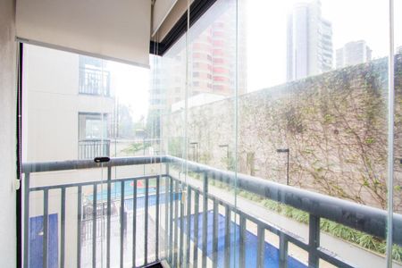 Apartamento para alugar com 124m², 2 quartos e 2 vagasVaranda do quarto 1