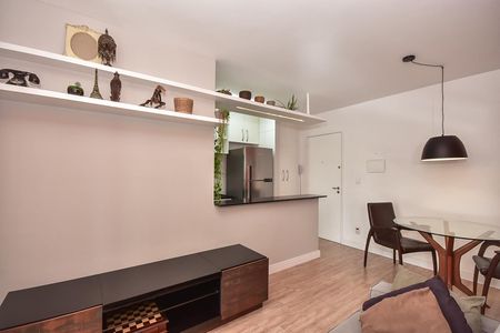 Apartamento para alugar com 37m², 1 quarto e 2 vagasSala