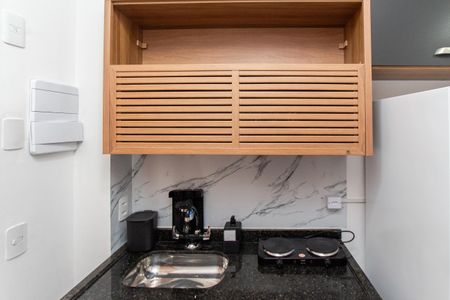 Cozinha de apartamento à venda com 1 quarto, 24m² em Vila Mazzei, São Paulo