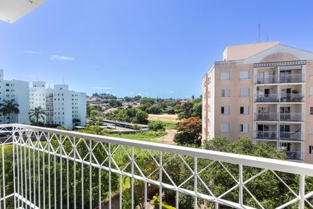 Vista da Sala de apartamento para alugar com 2 quartos, 60m² em Vila Nova Teixeira, Campinas
