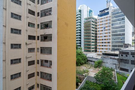 Studio para alugar com 22m², 1 quarto e sem vagaVista da Varanda do Quarto