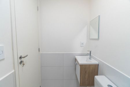 Banheiro de kitnet/studio para alugar com 1 quarto, 22m² em Jabaquara, São Paulo