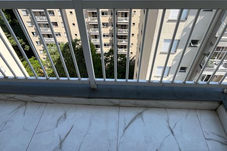Varanda da Sala de apartamento para alugar com 2 quartos, 52m² em Morro Nova Cintra, Santos