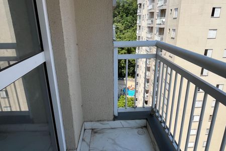 Varanda da Sala de apartamento para alugar com 2 quartos, 52m² em Morro Nova Cintra, Santos