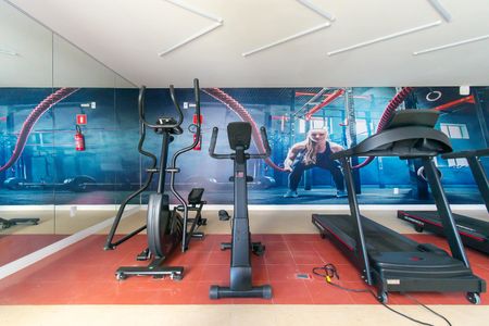 Apartamento para alugar com 44m², 2 quartos e 1 vaga Apartamento para alugar com 44m², 2 quartos e 1 vagaÁrea comum - Academia