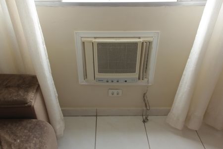 Ar condicionado da Sala de apartamento para alugar com 2 quartos, 90m² em Vila Belmiro, Santos