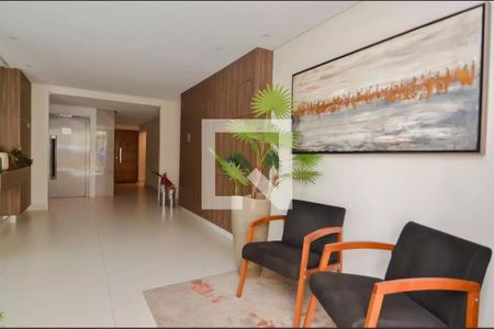 Apartamento à venda com 90m², 3 quartos e 2 vagasHall social