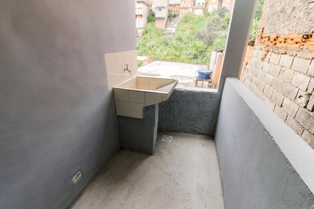 Casa para alugar com 50m², 2 quartos e sem vagaDetalhe da area de serviço