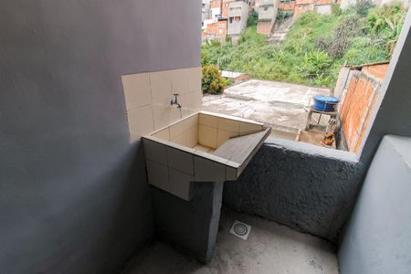 Casa para alugar com 50m², 2 quartos e sem vagaDetalhe da area de serviço