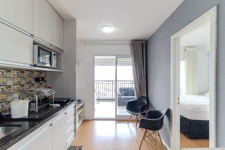 Sala e Cozinha de apartamento para alugar com 1 quarto, 36m² em Campos Elíseos, São Paulo