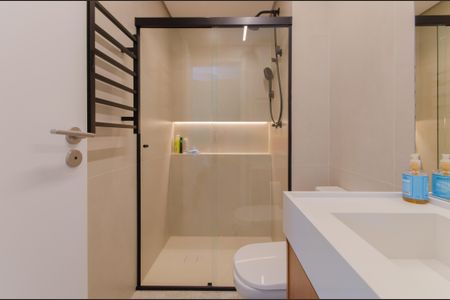 Apartamento à venda com 128m², 3 quartos e 2 vagasBanheiro da Suíte 1