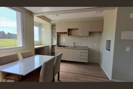 Sala/Cozinha de apartamento à venda com 2 quartos, 50m² em Sarandi, Porto Alegre