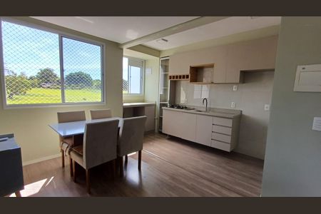 Sala/Cozinha de apartamento à venda com 2 quartos, 50m² em Sarandi, Porto Alegre