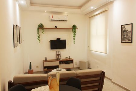 Sala de apartamento para alugar com 1 quarto, 42m² em José Menino, Santos