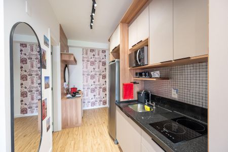 Studio à venda com 28m², 1 quarto e sem vaga Studio à venda com 28m², 1 quarto e sem vagaCozinha