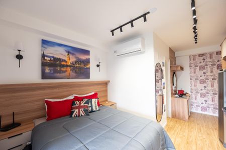 Studio à venda com 28m², 1 quarto e sem vaga Studio à venda com 28m², 1 quarto e sem vagaSala/Quarto