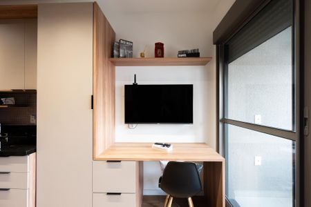 Studio à venda com 28m², 1 quarto e sem vaga Studio à venda com 28m², 1 quarto e sem vagaSala/Quarto