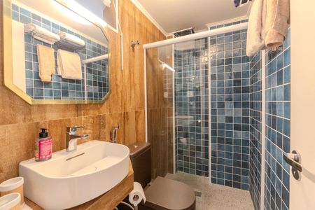 Banheiro de apartamento à venda com 1 quarto, 32m² em Bela Vista, São Paulo