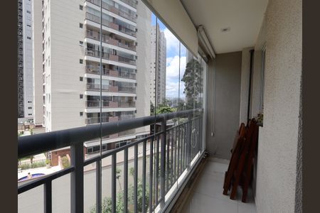 Varanda da Sala de apartamento para alugar com 2 quartos, 66m² em Vila Andrade, São Paulo