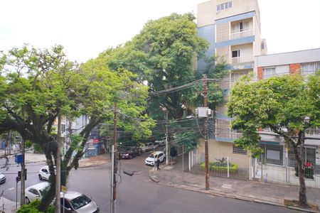 Varanda _Vista  de apartamento à venda com 2 quartos, 76m² em Floresta, Porto Alegre
