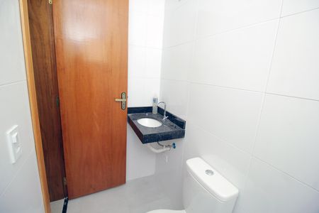 Banheiro de apartamento à venda com 2 quartos, 76m² em Parque Oratório, Santo André