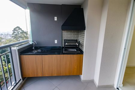 Detalhe - Varanda Gourmet de apartamento para alugar com 3 quartos, 74m² em Vila Andrade, São Paulo
