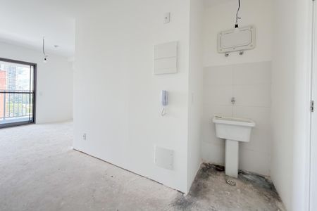 Studio à venda com 28m², 1 quarto e sem vagaCozinha e Área de Serviço