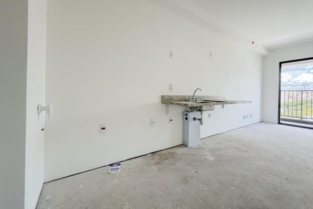 Studio à venda com 28m², 1 quarto e sem vagaCozinha e Área de Serviço