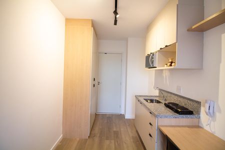 Studio à venda com 27m², 1 quarto e sem vagaCozinha
