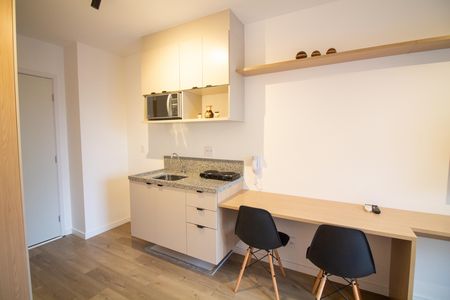 Studio à venda com 27m², 1 quarto e sem vagaCozinha