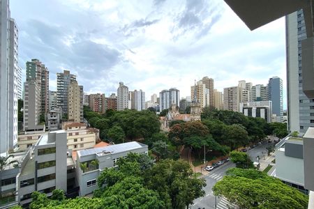 Vista da Sala de apartamento para alugar com 2 quartos, 65m² em Funcionários, Belo Horizonte