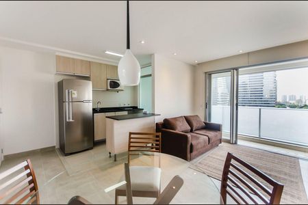 Sala de apartamento à venda com 1 quarto, 46m² em Chácara Santo Antônio, São Paulo