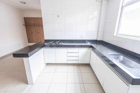 cozinha de apartamento à venda com 2 quartos, 44m² em Rio Branco, Belo Horizonte