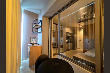 Studio para alugar com 30m², 1 quarto e 1 vagaVaranda