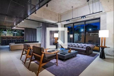 Studio para alugar com 30m², 1 quarto e 1 vagaÁrea comum - Salão de festas