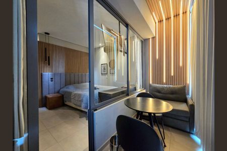 Studio para alugar com 30m², 1 quarto e 1 vagaVaranda