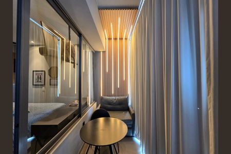 Studio para alugar com 30m², 1 quarto e 1 vagaVaranda