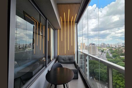 Studio para alugar com 30m², 1 quarto e 1 vagaVaranda