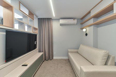Sala de apartamento para alugar com 1 quarto, 27m² em Brooklin, São Paulo