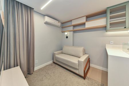 Sala de apartamento para alugar com 1 quarto, 27m² em Brooklin, São Paulo