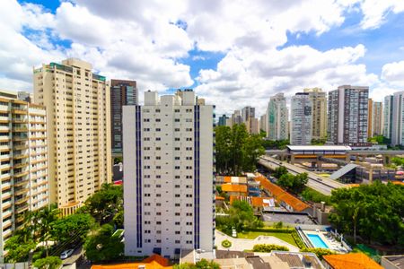 Vista Varanda de apartamento para alugar com 1 quarto, 27m² em Campo Belo, São Paulo