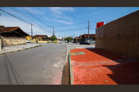 Vista da Rua de casa de condomínio para alugar com 2 quartos, 100m² em Vila Caiçara, Praia Grande