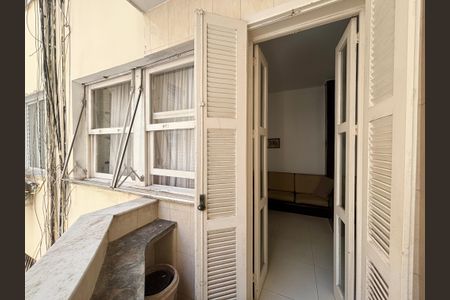 Varanda da sala de apartamento para alugar com 3 quartos, 150m² em Copacabana, Rio de Janeiro