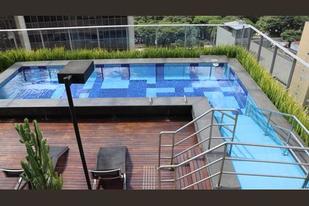 Studio para alugar com 48m², 1 quarto e 1 vagaPiscina