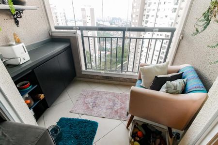 Varanda da Sala de apartamento à venda com 2 quartos, 50m² em Vila Andrade, São Paulo